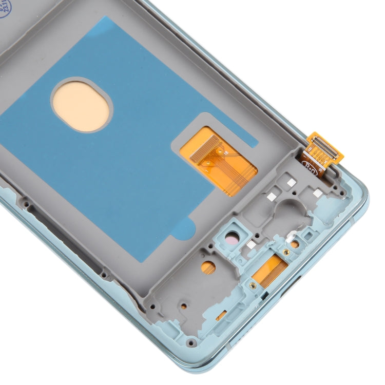 For Samsung Galaxy S20 FE SM-G780F 6.43 inch OLED LCD Screen Digitizer Full Assembly with Frame (Green) - free shipping - PMc TechLife - Order now!