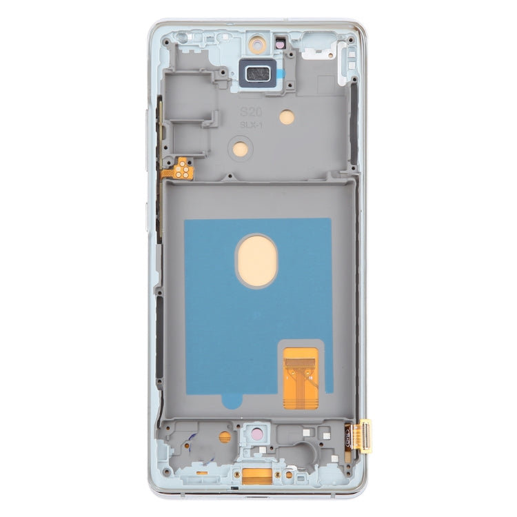 For Samsung Galaxy S20 FE SM-G780F 6.43 inch OLED LCD Screen Digitizer Full Assembly with Frame (Silver) - free shipping - PMc TechLife - Order now!