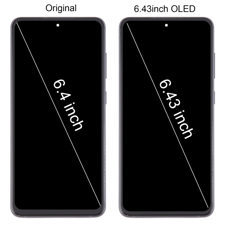 For Samsung Galaxy S21 FE 5G SM-G990B 6.43 inch EU Version OLED LCD Screen Digitizer Full Assembly with Frame (Black) - free shipping - PMc TechLife - Order now!