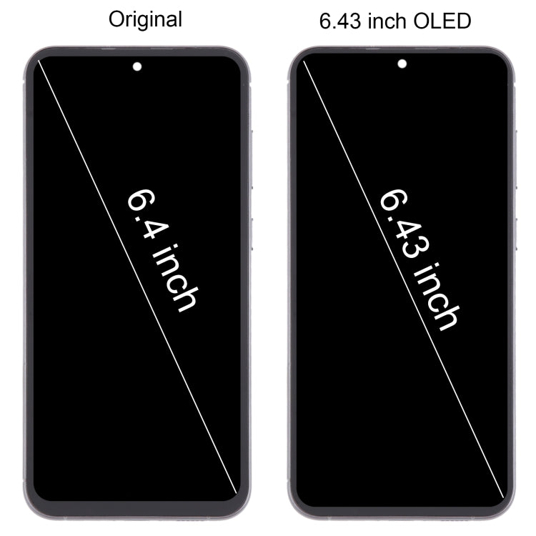 For Samsung Galaxy S23 FE SM-S711B 6.43 inch OLED LCD Screen Digitizer Full Assembly with Frame (Black) - free shipping - PMc TechLife - Order now!