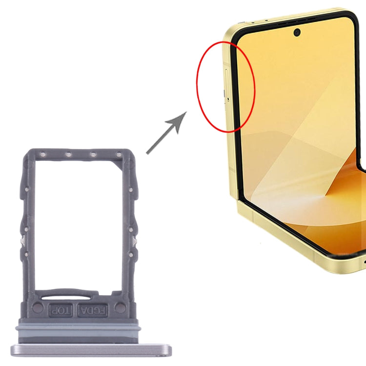 For Samsung Galaxy Z Flip6 SM-F741B Original SIM Card Tray (Grey) - free shipping - PMc TechLife - Order now!