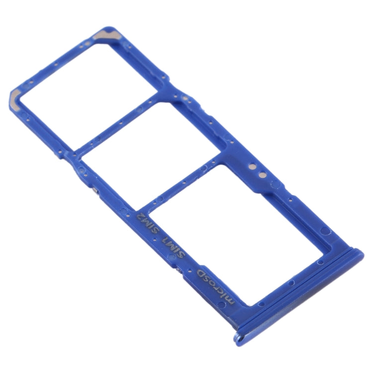 For Galaxy A70 SIM Card Tray + SIM Card Tray + Micro SD Card Tray (Blue) - free shipping - PMc TechLife - Order now!