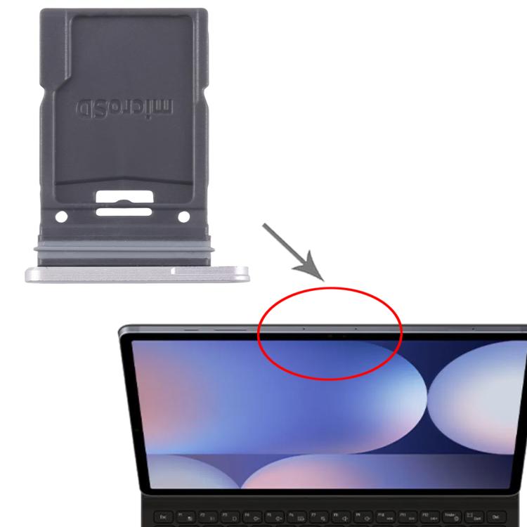 For Samsung Galxy Tab S10+ / S10 Ultra SM-X820/X920 Micro SD Card Tray (Silver) - free shipping - PMc TechLife - Order now!
