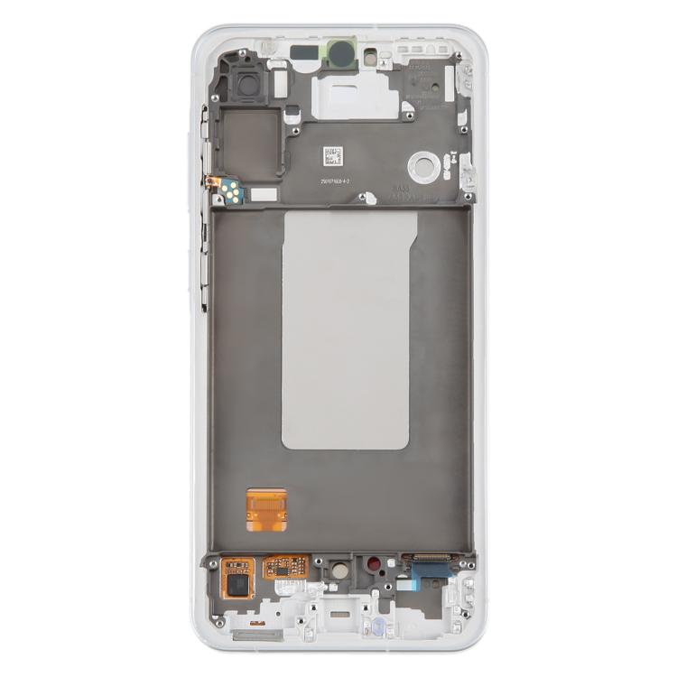 For Samsung Galaxy A56 SM-A566B Original LCD Screen Digitizer Full Assembly with Frame (Silver) - free shipping - PMc TechLife - Order now!
