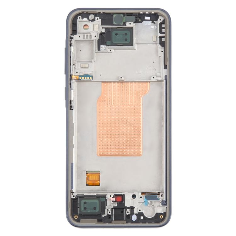 For Samsung Galaxy A35 SM-A356B Original LCD Screen Digitizer Full Assembly with Frame (Blue) - free shipping - PMc TechLife - Order now!