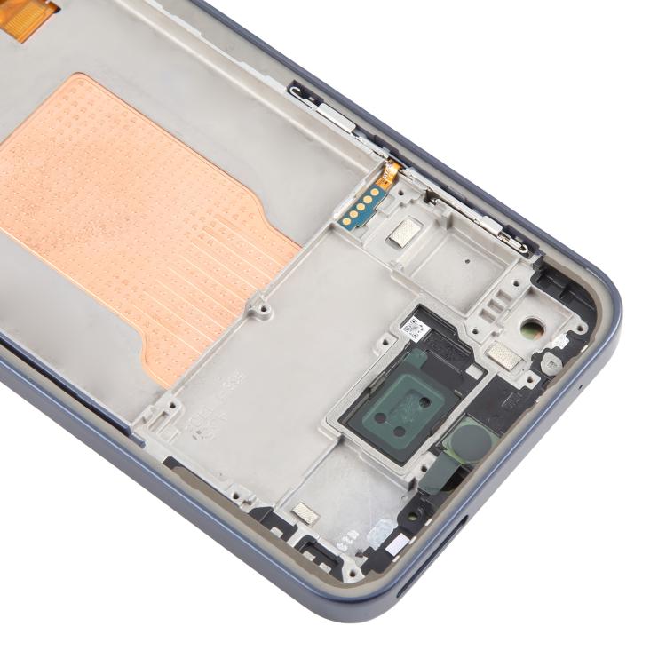 For Samsung Galaxy A35 SM-A356B Original LCD Screen Digitizer Full Assembly with Frame (Blue) - free shipping - PMc TechLife - Order now!