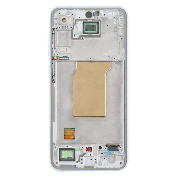For Samsung Galaxy A35 SM-A356B Original LCD Screen Digitizer Full Assembly with Frame (Baby Blue) - free shipping - PMc TechLife - Order now!