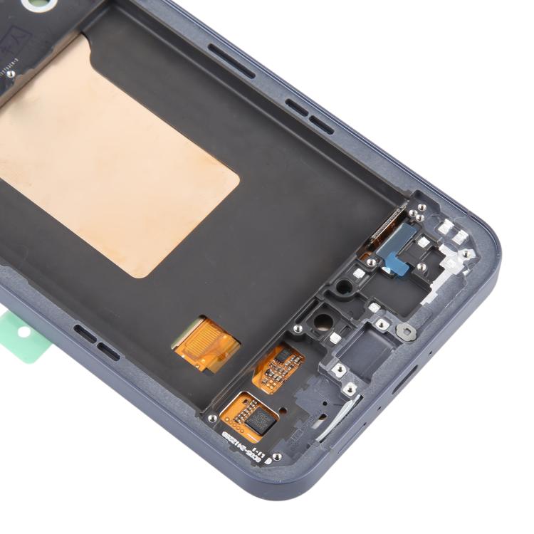 For Samsung Galaxy A55 SM-A556B Original LCD Screen Digitizer Full Assembly with Frame (Blue) - free shipping - PMc TechLife - Order now!