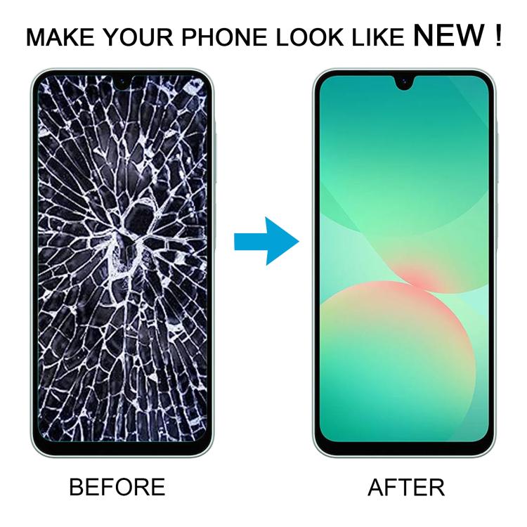 For Samsung Galaxy A26 SM-A266B 6.66 inch OLED LCD Screen Digitizer Full Assembly with Frame (Black) - free shipping - PMc TechLife - Order now!