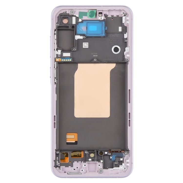 For Samsung Galaxy A55 SM-A556B OLED LCD Screen Digitizer Full Assembly with Frame (Pink) - free shipping - PMc TechLife - Order now!