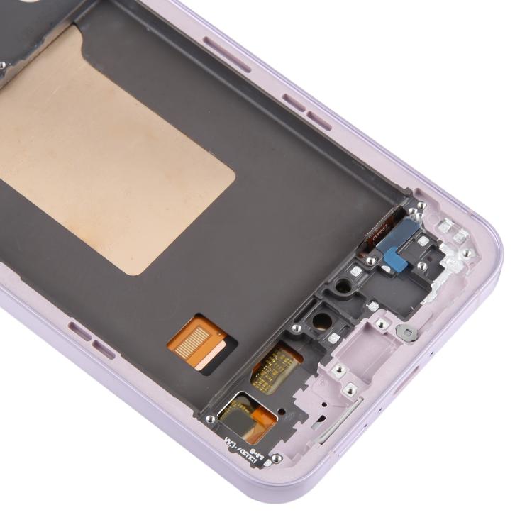 For Samsung Galaxy A55 SM-A556B OLED LCD Screen Digitizer Full Assembly with Frame (Pink) - free shipping - PMc TechLife - Order now!