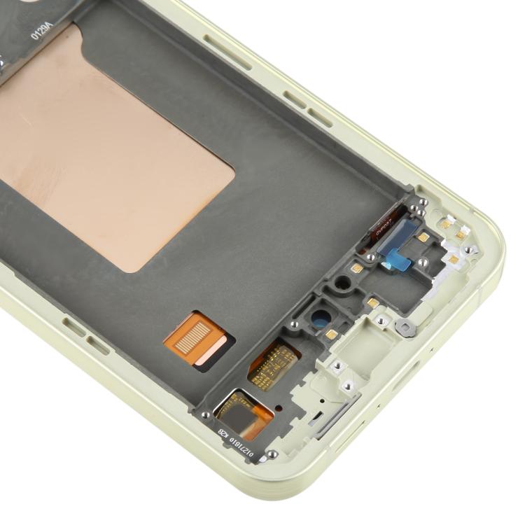 For Samsung Galaxy A55 SM-A556B OLED LCD Screen Digitizer Full Assembly with Frame (Light Green) - free shipping - PMc TechLife - Order now!