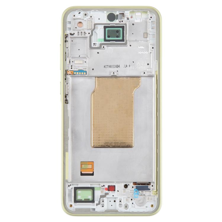 For Samsung Galaxy A35 SM-A356B OLED LCD Screen Digitizer Full Assembly with Frame (Light Green) - free shipping - PMc TechLife - Order now!