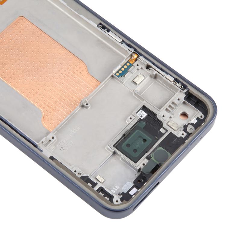 For Samsung Galaxy A35 SM-A356B OLED LCD Screen Digitizer Full Assembly with Frame (Blue) - free shipping - PMc TechLife - Order now!