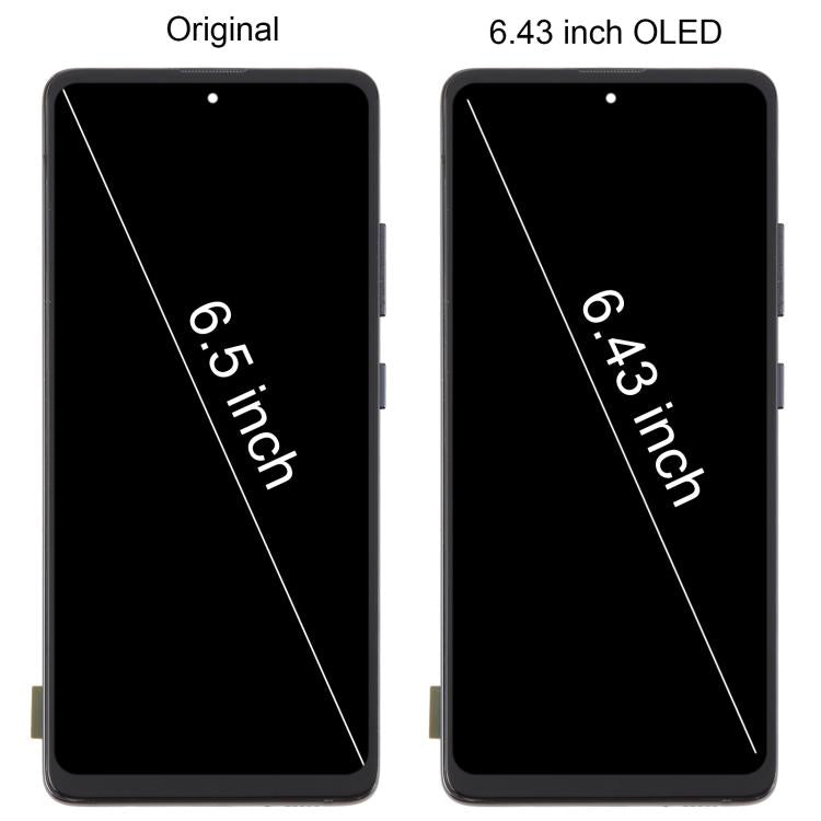 For Samsung Galaxy A51 5G SM-A516 6.43 inch OLED LCD Screen Digitizer Full Assembly with Frame (Black) - free shipping - PMC TechLife - Order now!