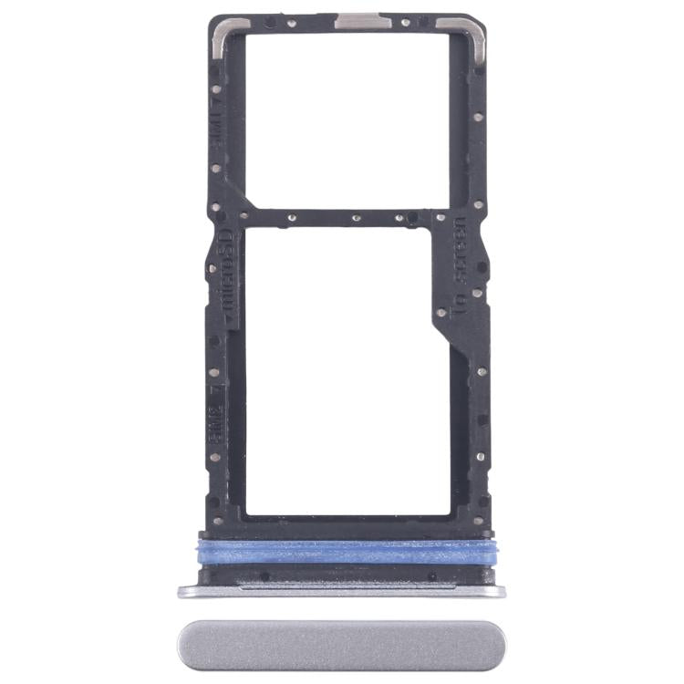 For Samsung Galaxy A06 5G SM-A066B Original SIM + SIM / Micro SD Card Tray (Silver) - free shipping - PMC TechLife - Order now!