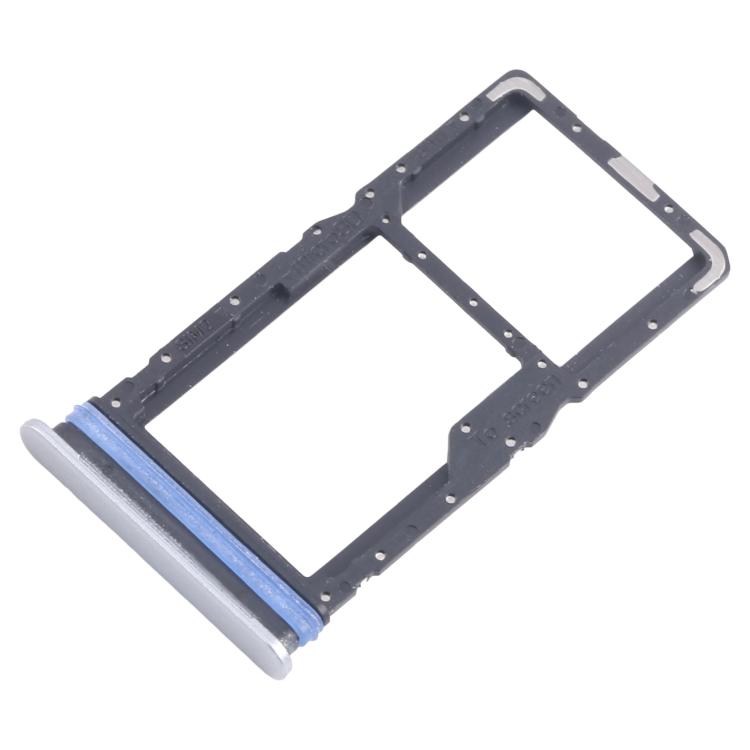 For Samsung Galaxy A06 5G SM-A066B Original SIM + SIM / Micro SD Card Tray (Silver) - free shipping - PMC TechLife - Order now!