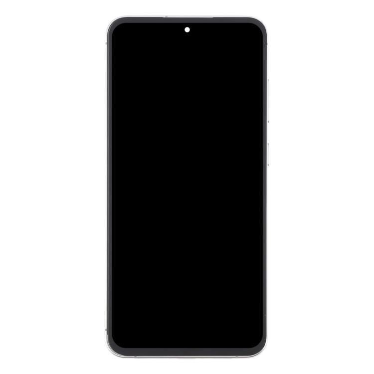 For Samsung Galaxy S24 FE SM-S721B OLED LCD Screen Digitizer Full Assembly with Frame (Silver) - free shipping - PMC TechLife - Order now!