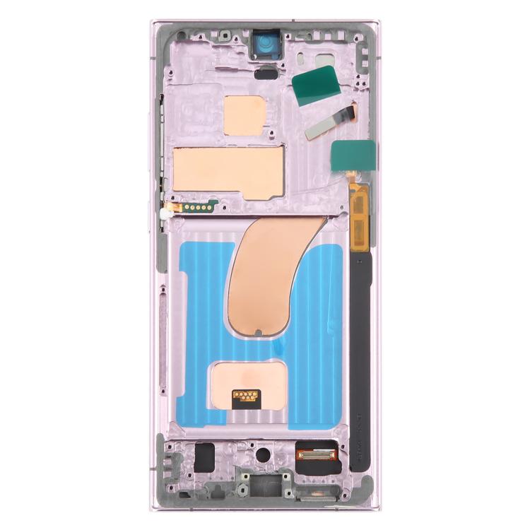 For Samsung Galaxy S23 Ultra SM-S918B 6.72 inch TFT LCD Screen Digitizer Full Assembly with Frame, Not Supporting Fingerprint Identification (Purple) - free shipping - PMC TechLife - Order now!