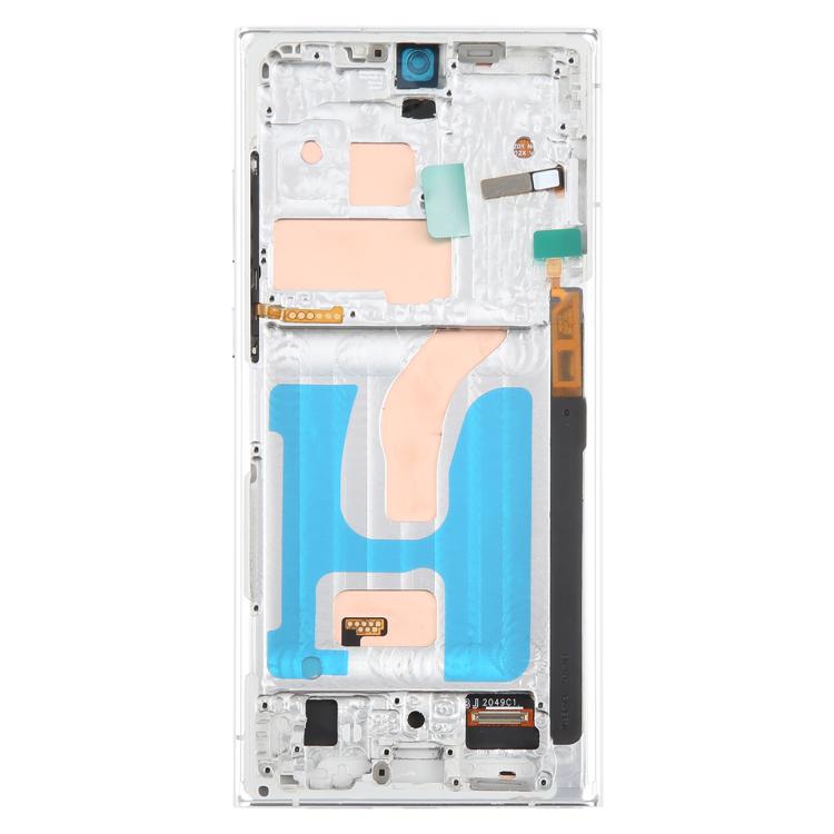 For Samsung Galaxy S22 Ultra SM-S908B 6.72 inch TFT LCD Screen Digitizer Full Assembly with Frame, Not Supporting Fingerprint Identification (Silver) - free shipping - PMC TechLife - Order now!
