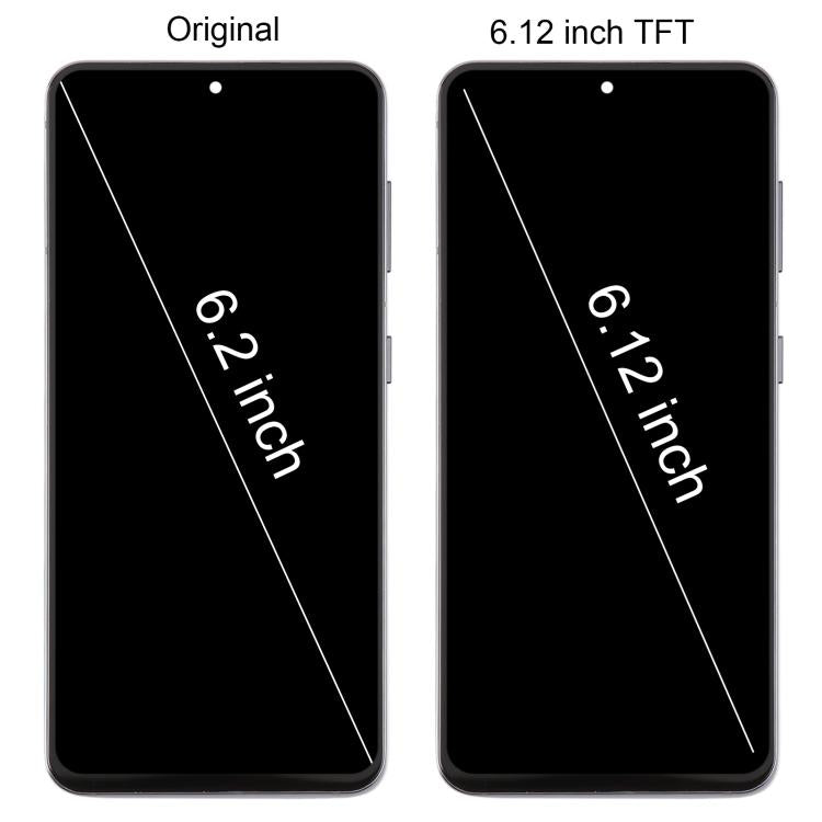 For Samsung Galaxy S21 5G SM-G991B 6.12 inch TFT LCD Screen Digitizer Full Assembly with Frame, Not Supporting Fingerprint Identification (Black) - free shipping - PMC TechLife - Order now!