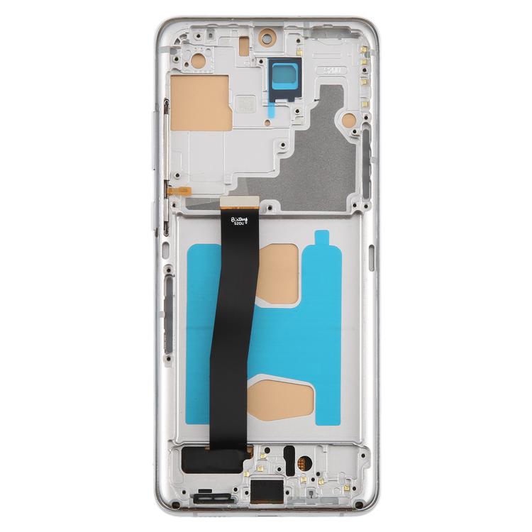 For Samsung Galaxy S20 Ultra SM-G988B 6.78 inch TFT LCD Screen Digitizer Full Assembly with Frame, Not Supporting Fingerprint Identification (Silver) - free shipping - PMC TechLife - Order now!