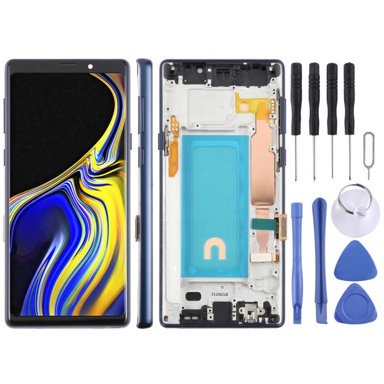 For Samsung Galaxy Note9 SM-N960F 6.33 inch TFT LCD Screen Digitizer Full Assembly with Frame (Blue) - free shipping - PMC TechLife - Order now!