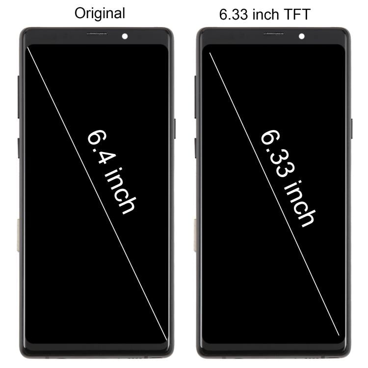 For Samsung Galaxy Note9 SM-N960F 6.33 inch TFT LCD Screen Digitizer Full Assembly with Frame (Blue) - free shipping - PMC TechLife - Order now!