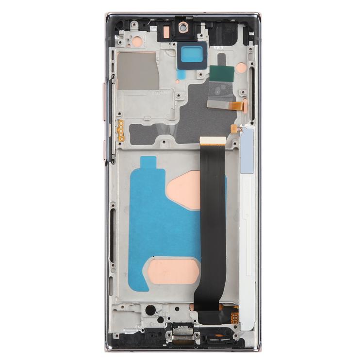 For Samsung Galaxy Note20 Ultra SM-N986B 6.72 inch TFT LCD Screen Digitizer Full Assembly with Frame, Not Supporting Fingerprint Identification (Gold) - free shipping - PMC TechLife - Order now!