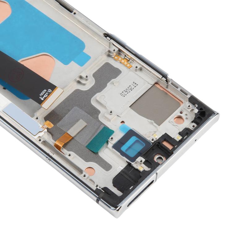 For Samsung Galaxy Note20 Ultra SM-N986B 6.72 inch TFT LCD Screen Digitizer Full Assembly with Frame, Not Supporting Fingerprint Identification (Silver) - free shipping - PMC TechLife - Order now!