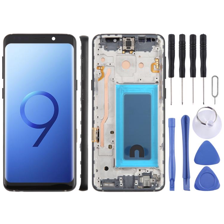 For Samsung Galaxy S9 SM-G960F 5.7 inch TFT LCD Screen Digitizer Full Assembly with Frame (Black) - free shipping - PMC TechLife - Order now!