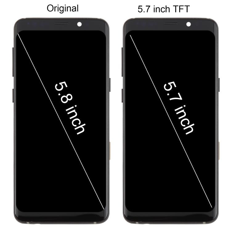 For Samsung Galaxy S9 SM-G960F 5.7 inch TFT LCD Screen Digitizer Full Assembly with Frame (Black) - free shipping - PMC TechLife - Order now!