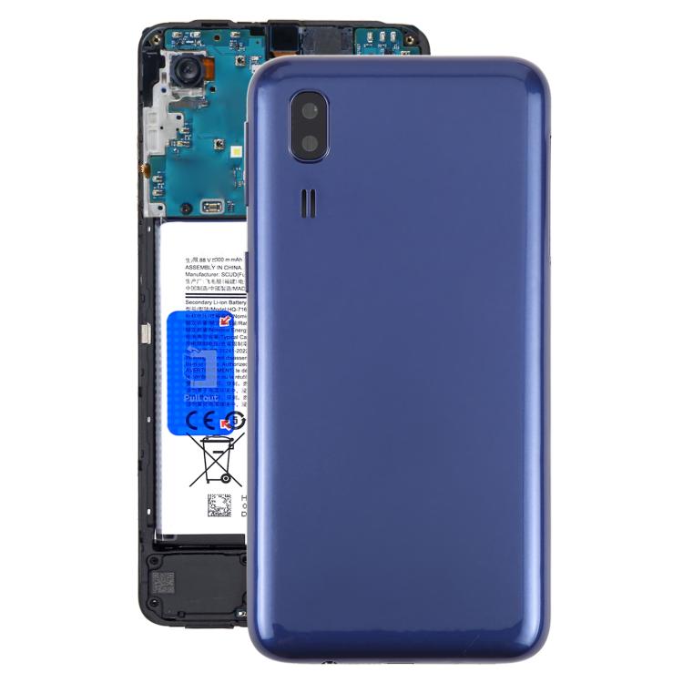 For Samsung Galaxy A2 Core SM-A260F Back Cover with Camera Lens Cover(Blue) - free shipping - PMC TechLife - Order now!