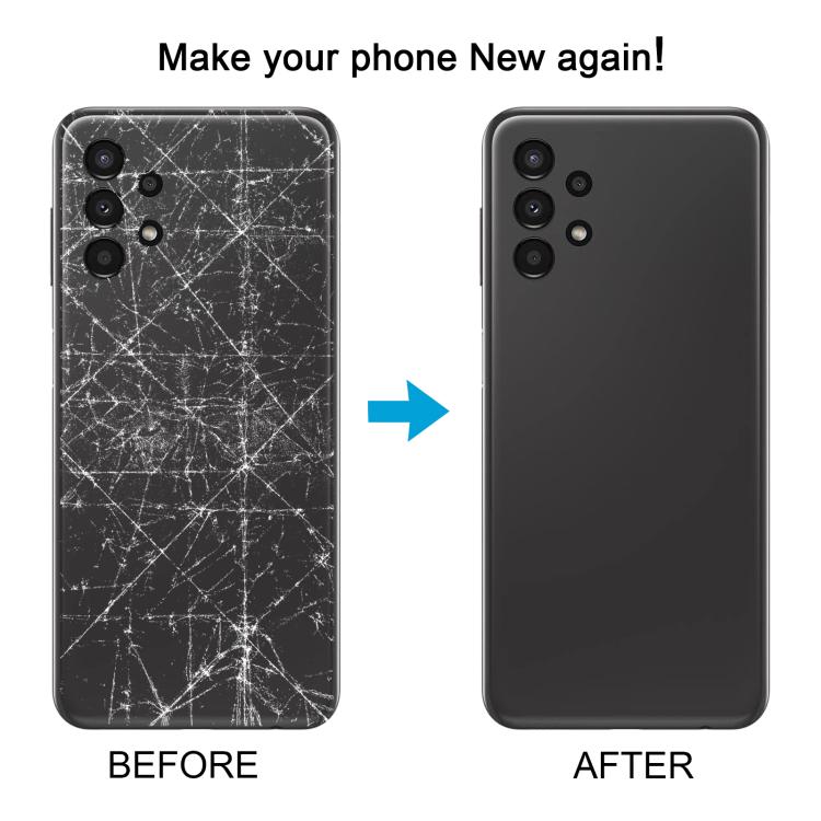 For Samsung Galaxy A13 SM-A135F Back Cover with Camera Lens Cover(White) - free shipping - PMC TechLife - Order now!