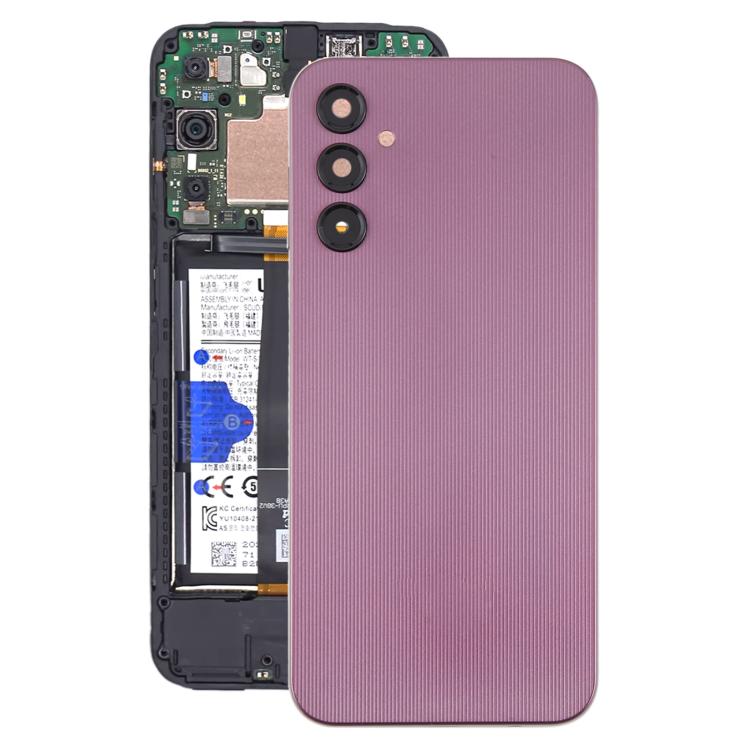 For Samsung Galaxy A14 SM-A145F Back Cover with Camera Lens Cover(Purple) - free shipping - PMC TechLife - Order now!