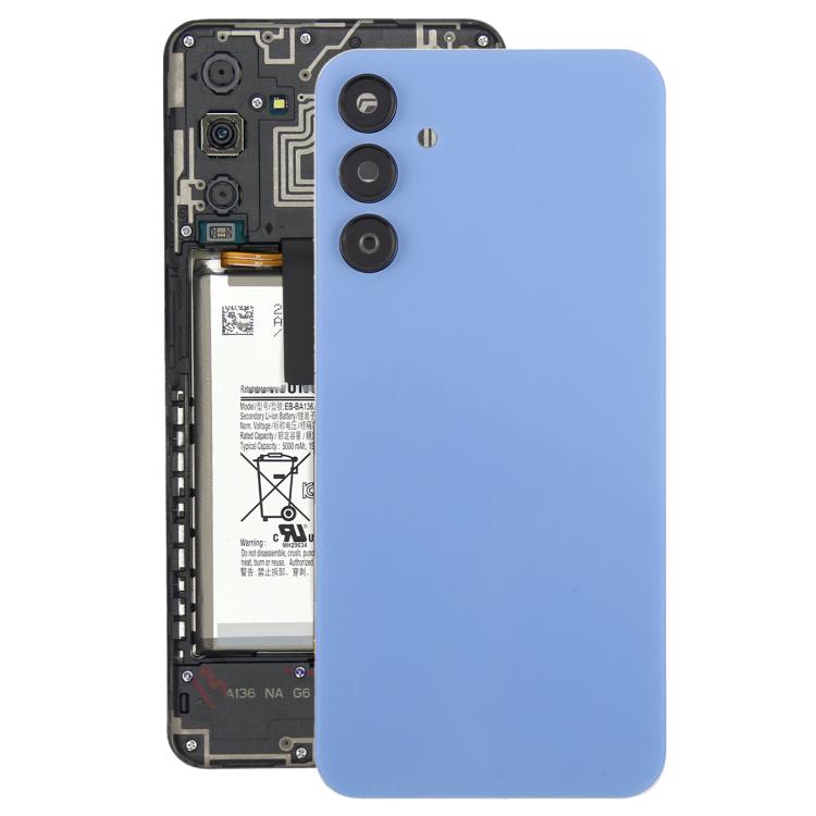 For Samsung Galaxy A15 SM-A155F Back Cover with Camera Lens Cover(Blue) - free shipping - PMC TechLife - Order now!