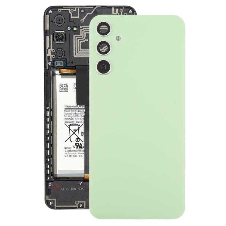 For Samsung Galaxy A34 SM-A346B Back Cover with Camera Lens Cover(Green) - free shipping - PMC TechLife - Order now!