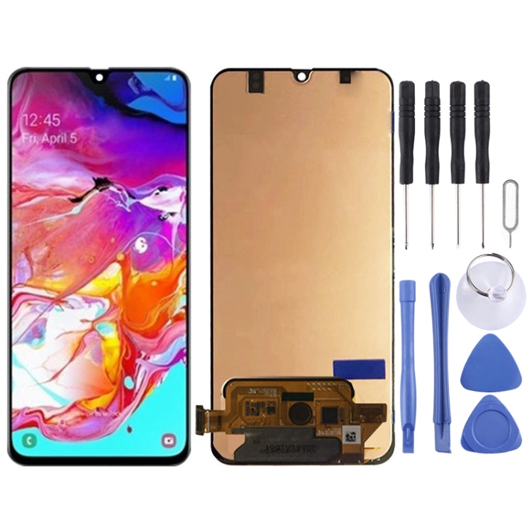 LCD Screen and Digitizer Full Assembly for Galaxy A70, M-A705F/DS, SM-A705FN/DS, SM-A705GM/DS, SM-A705MN/DS, SM-A7050(Black) - free shipping - PMc TechLife - Order now!