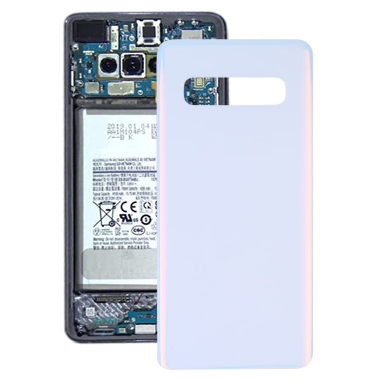 For Galaxy S10 SM-G973F/DS, SM-G973U, SM-G973W Original Battery Back Cover (White) - free shipping - PMc TechLife - Order now!