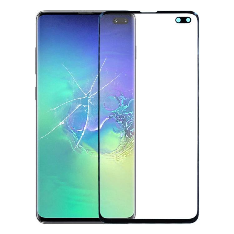 For Galaxy S10+ SM-G975F/DS, SM-G975U, SM-G975W Original Front Screen Outer Glass Lens (Black) - free shipping - PMc TechLife - Order now!