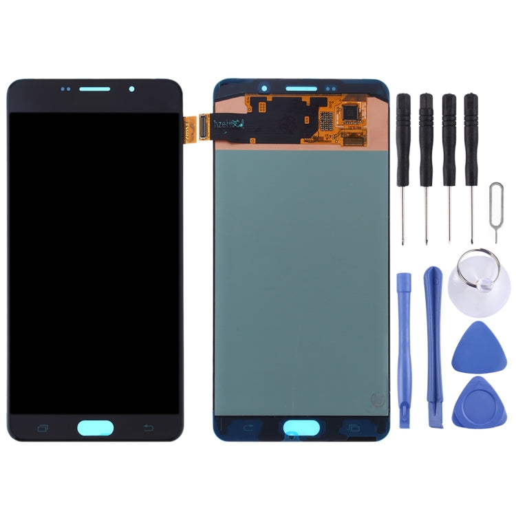 Original Super AMOLED LCD Screen for Galaxy A9 Pro (2016) / A910F Digitizer Full Assembly (Black) - free shipping - PMc TechLife - Order now!