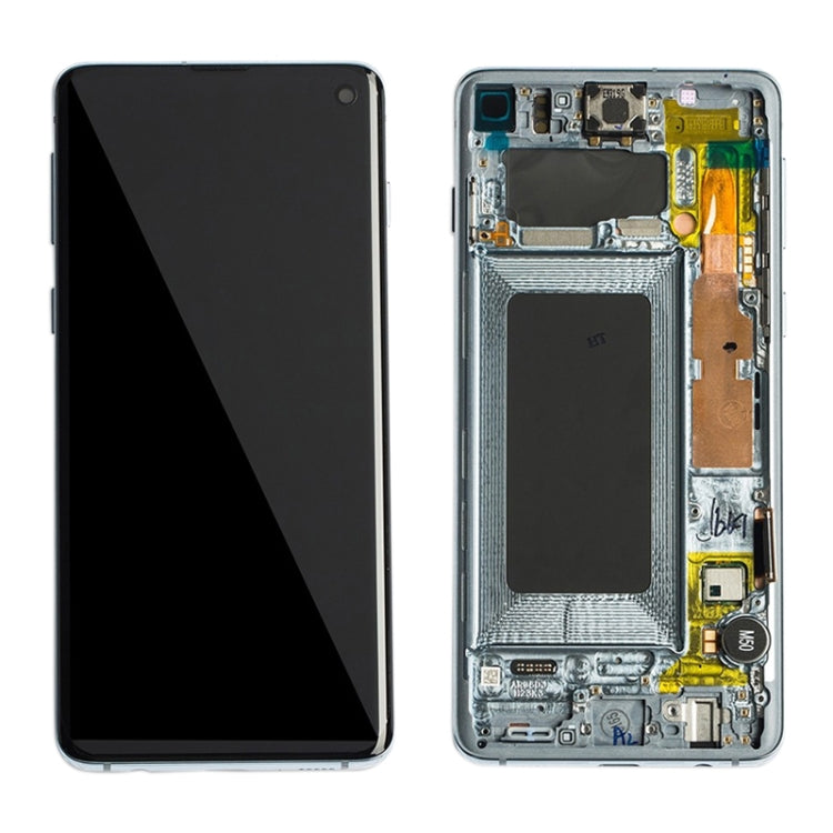 Original Super AMOLED LCD Screen for Galaxy S10 4G Digitizer Full Assembly with Frame (Blue) - free shipping - PMc TechLife - Order now!