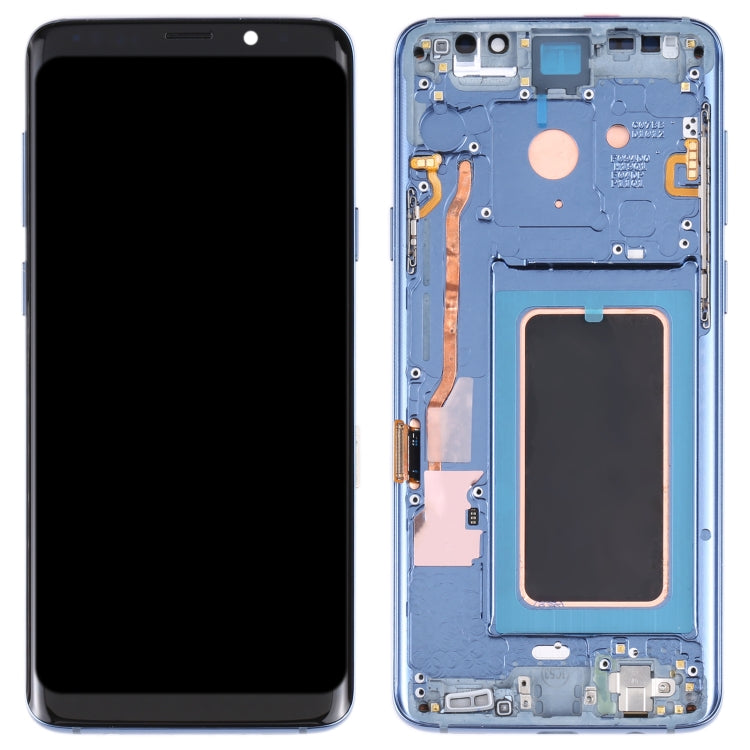 Super AMOLED LCD Screen for Galaxy S9+ / G965F / G965F / DS / G965U / G965W / G9650 Digitizer Full Assembly with Frame (Blue) - free shipping - PMc TechLife - Order now!