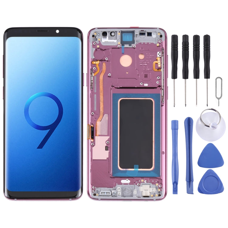 Super AMOLED LCD Screen for Galaxy S9+ / G965F / G965F / DS / G965U / G965W / G9650 Digitizer Full Assembly with Frame (Purple) - free shipping - PMc TechLife - Order now!