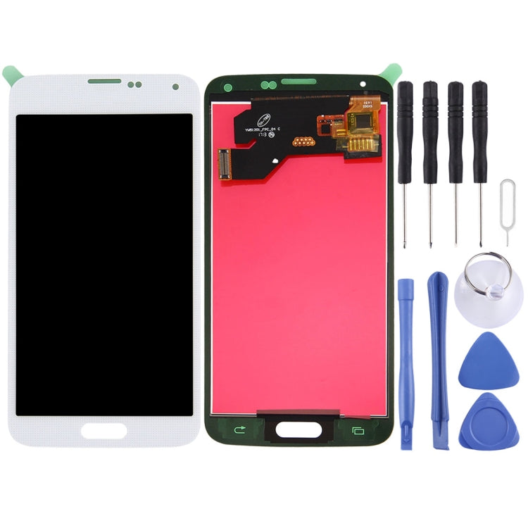 LCD Screen (TFT) + Touch Panel for Galaxy S5 / G900, G900F, G900I, G900M, G900A, G900T, G900W8, G900K, G900L, G900S(White) - free shipping - PMc TechLife - Order now!