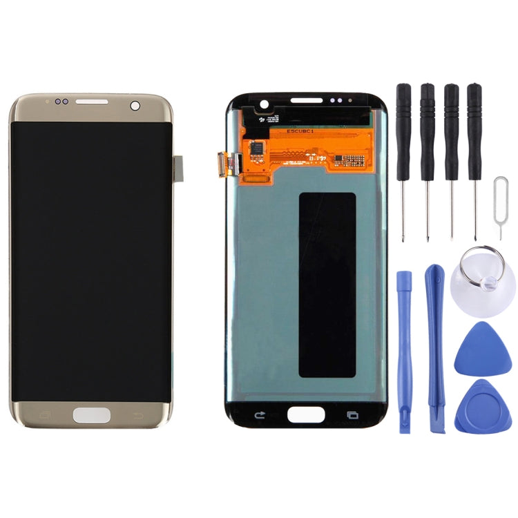 Original LCD Display + Touch Panel for Galaxy S7 Edge / G9350 / G935F / G935A / G935V(Gold) - free shipping - PMc TechLife - Order now!