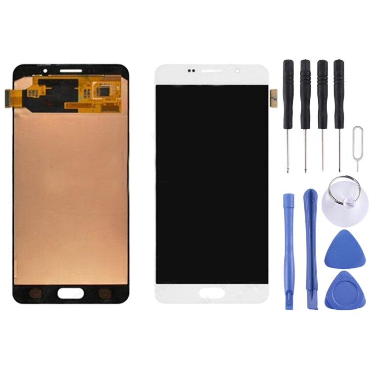 Original LCD Display + Touch Panel for Galaxy A7 (2016), A710F, A710F/DS, A710FD, A710M, A710M/DS, A710Y/DS, A7100(White) - free shipping - PMc TechLife - Order now!