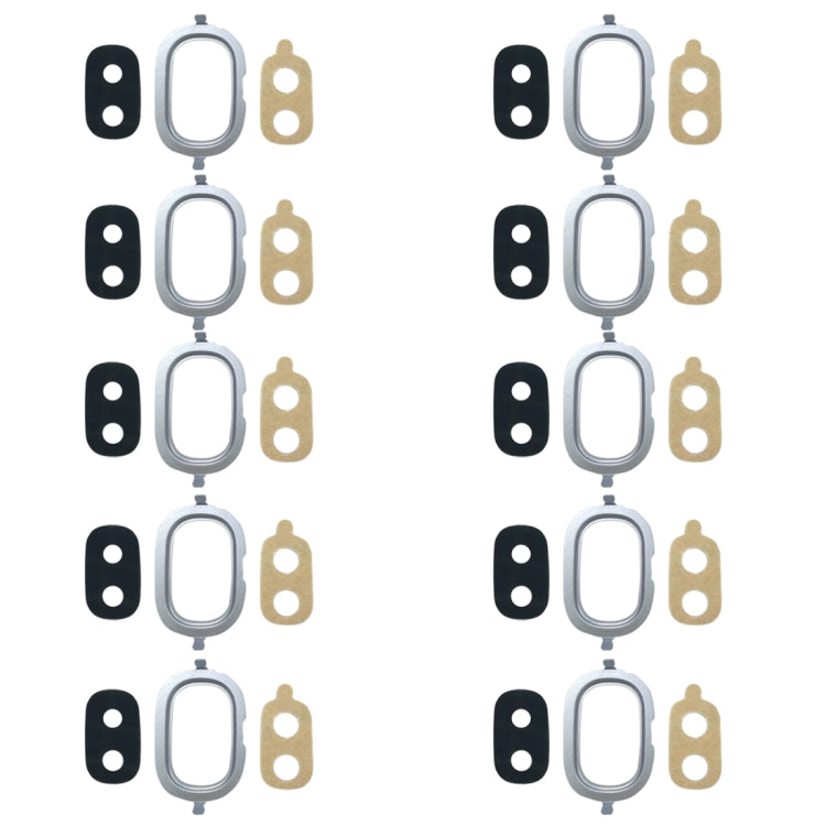 For Galaxy J4, J400F/DS, J400G/DS 10pcs Back Camera Bezel with Lens Cover & Adhesive (Blue) - free shipping - PMc TechLife - Order now!