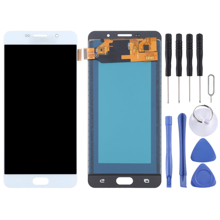 LCD Screen and Digitizer Full Assembly (TFT Material) for Galaxy A7 (2016), A710F, A710F/DS, A710FD, A710M, A710M/DS, A710Y/DS, A7100(White) - free shipping - PMc TechLife - Order now!