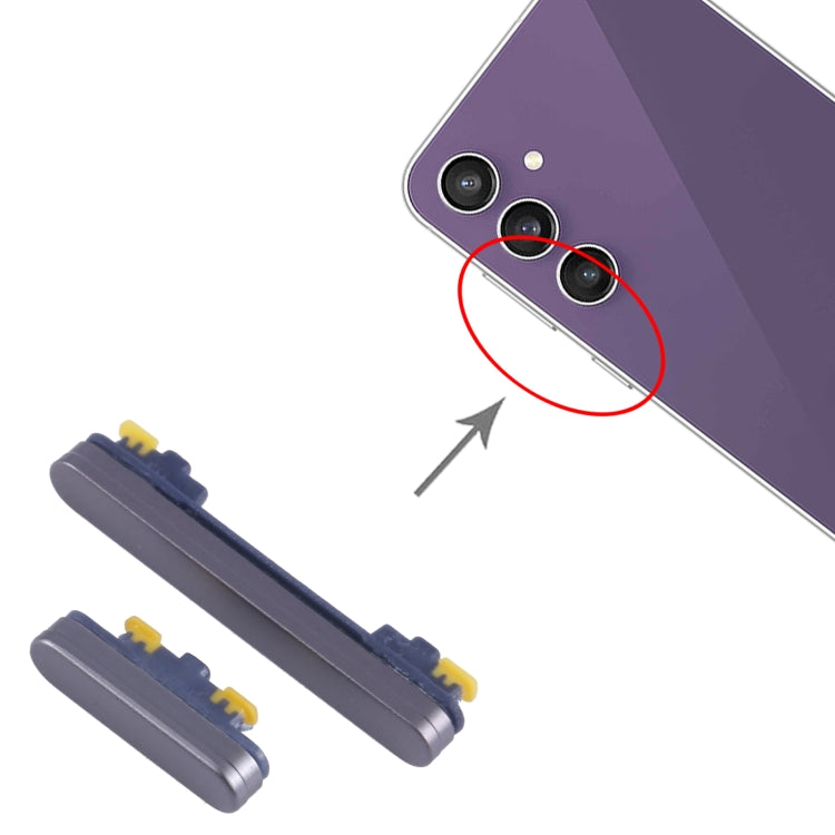 For Samsung Galaxy S23 FE SM-S711B 10pcs Original Power Button and Volume Control Button (Black) - free shipping - PMc TechLife - Order now!